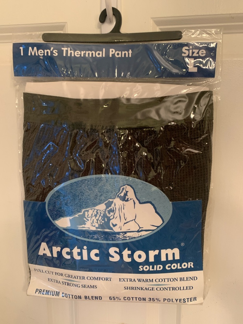 Arctic Storm Men's Thermal Pant - Green Size Large New Open Package